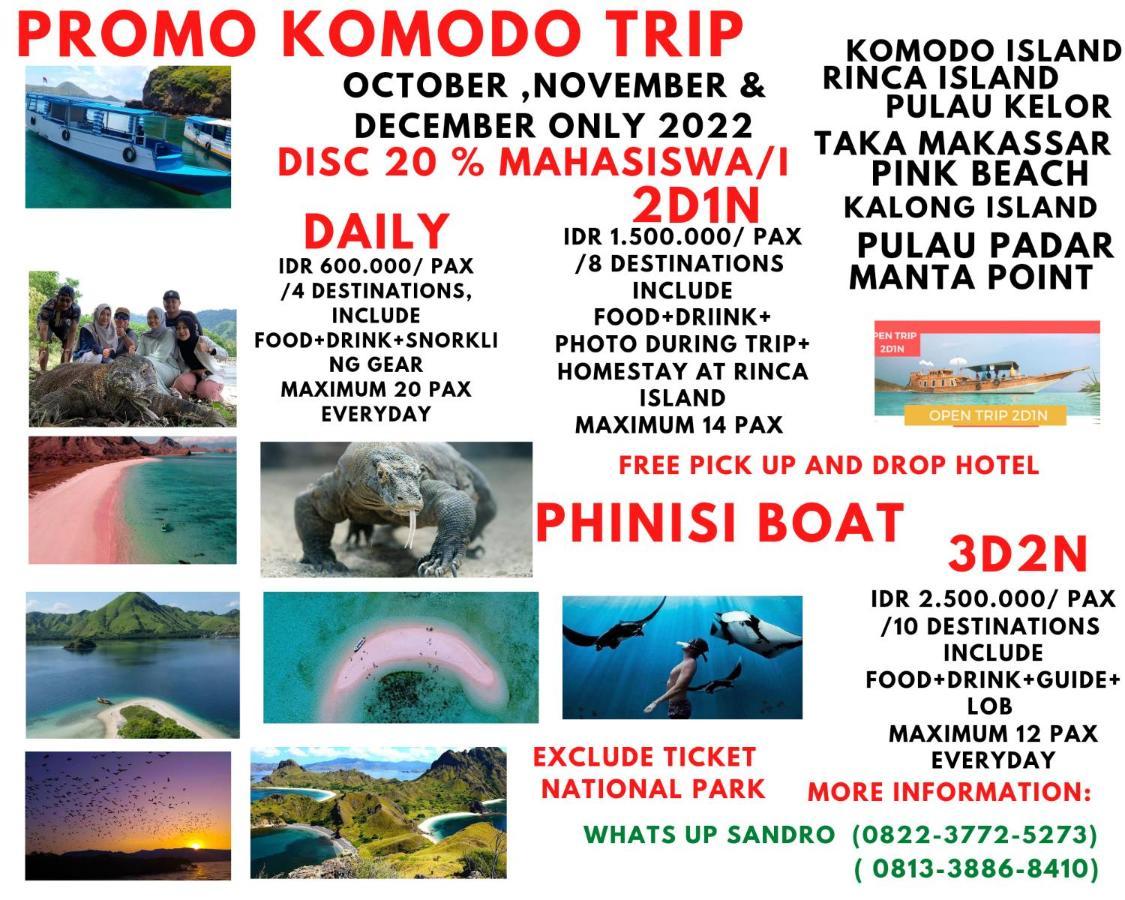 Komodoku One Love Homestay And Tour Labuan Bajo Exterior photo